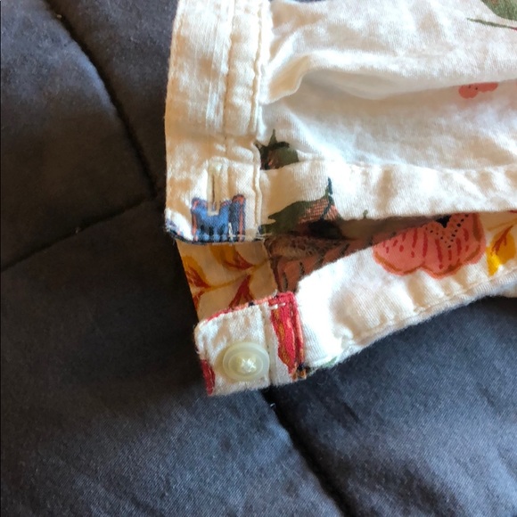 Old Navy Tunic Style Blouse - Flower Pattern - Picture 5 of 5